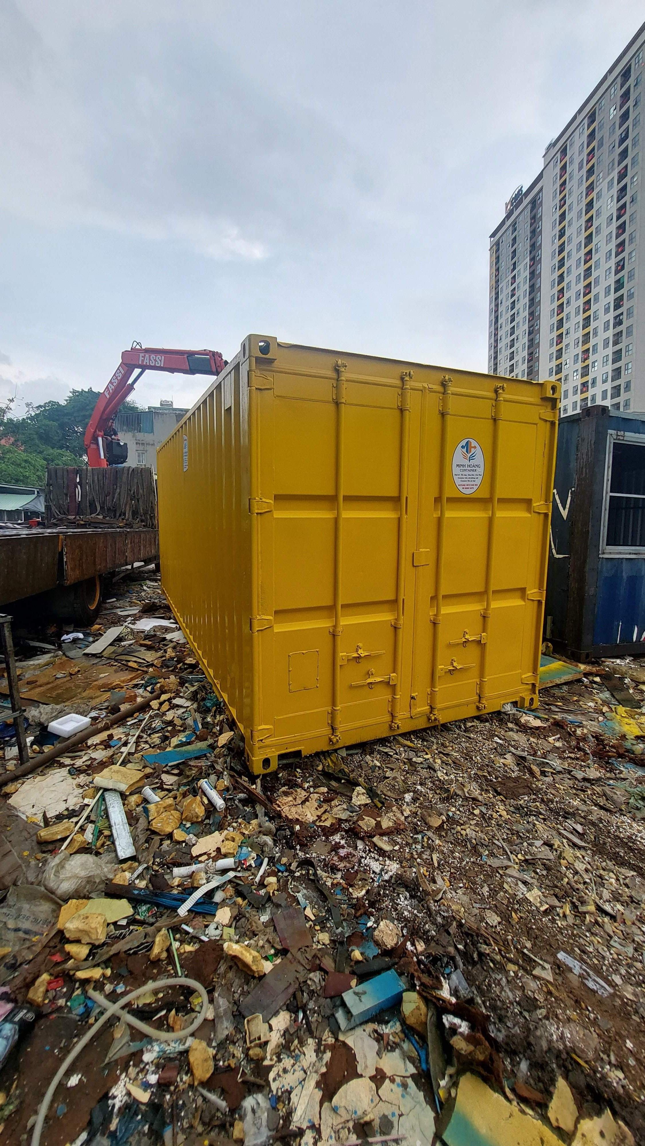 Container kho 20 feet vàng